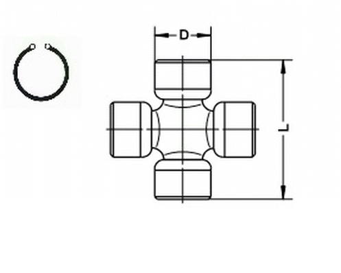 Spidan Rubber askoppeling / Hardyschijf U 117