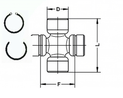 Spidan Rubber askoppeling / Hardyschijf U 109