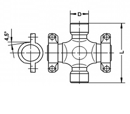 Spidan Rubber askoppeling / Hardyschijf U 924