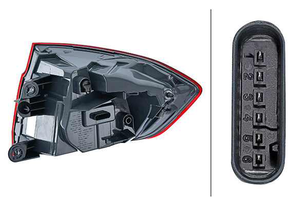 Hella Achterlicht 2SD 012 147-411