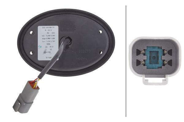 Hella Achterlicht 2SD 343 390-707