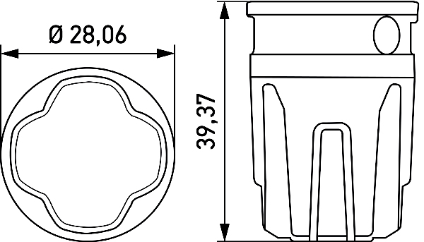 Hella Flitslamp 2XD 014 564-611