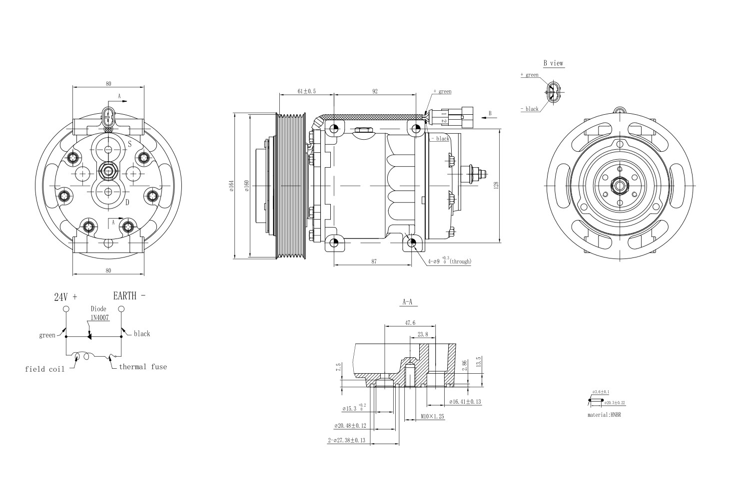 Hella Compressor, airconditioning 8FK 366 200-081