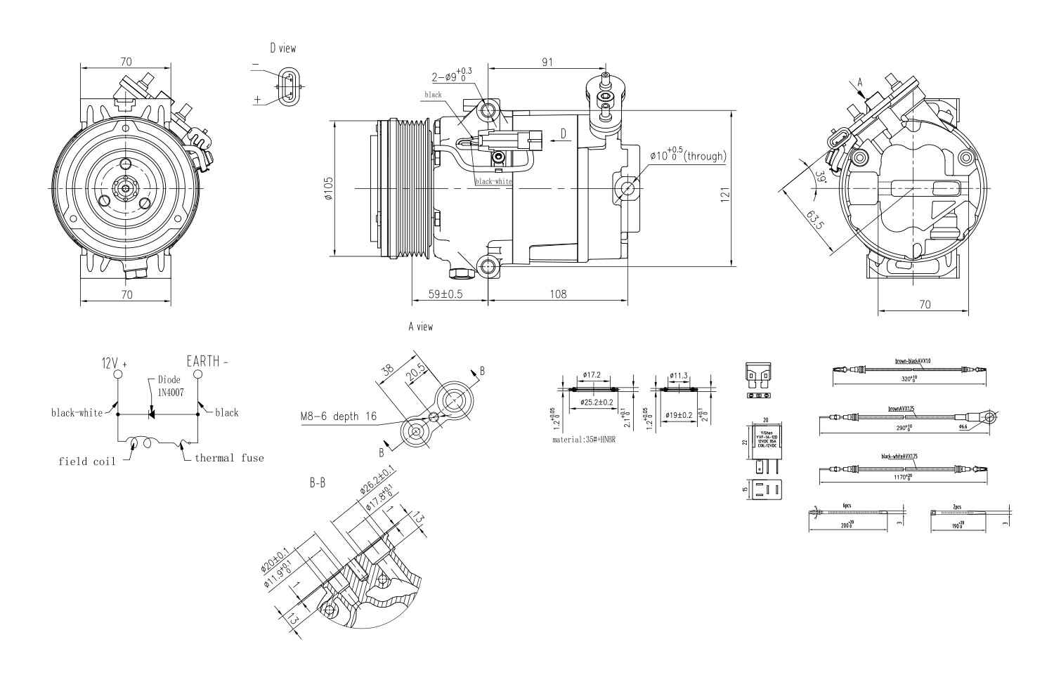 Hella Compressor, airconditioning 8FK 366 200-541