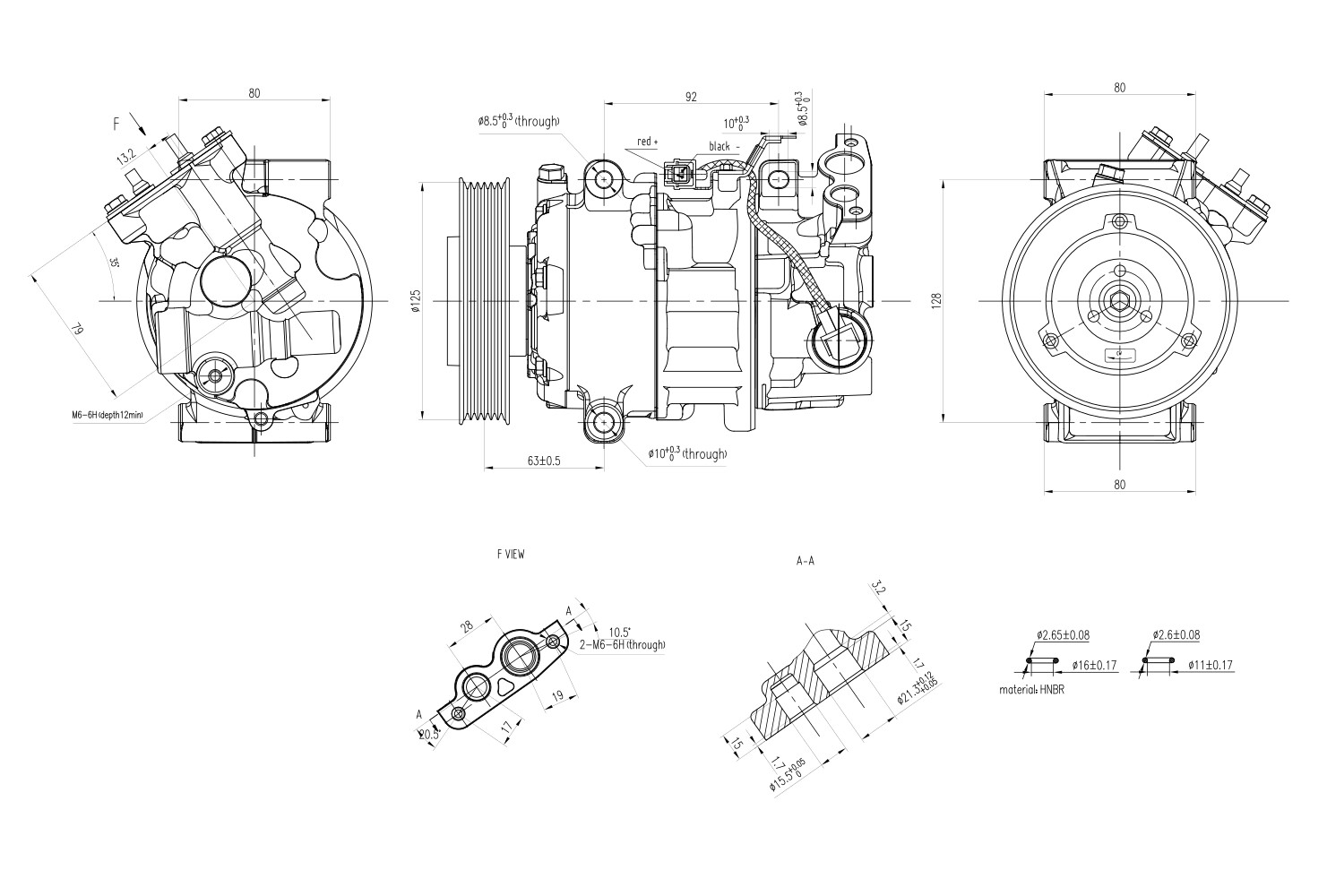 Hella Compressor, airconditioning 8FK 366 200-681
