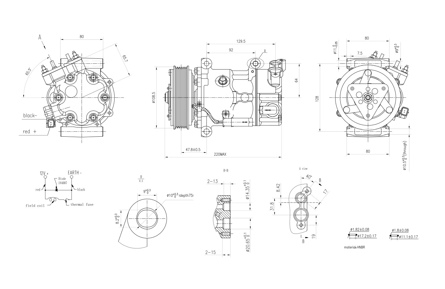Hella Compressor, airconditioning 8FK 366 200-891