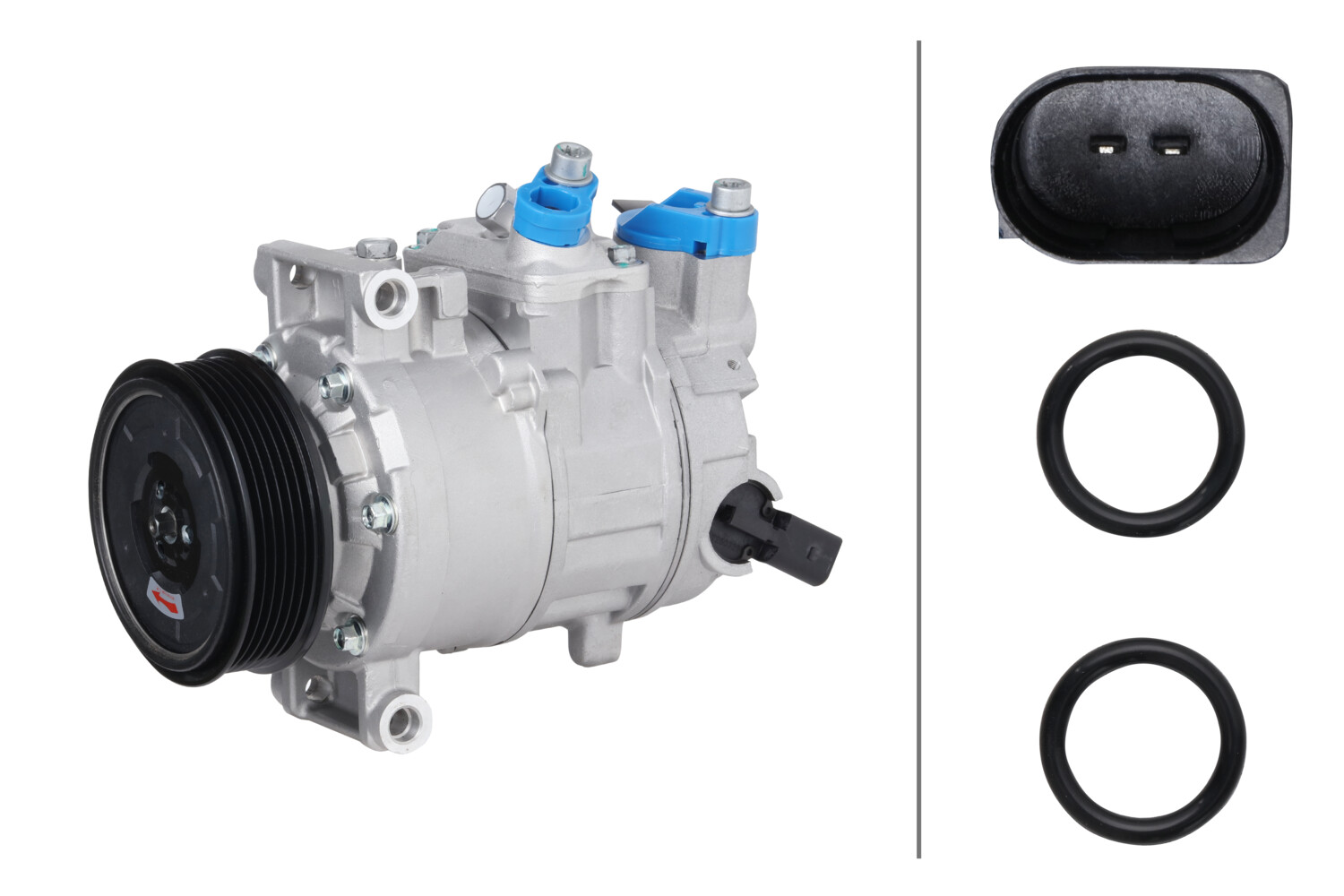 Hella Compressor, airconditioning 8FK 366 201-501