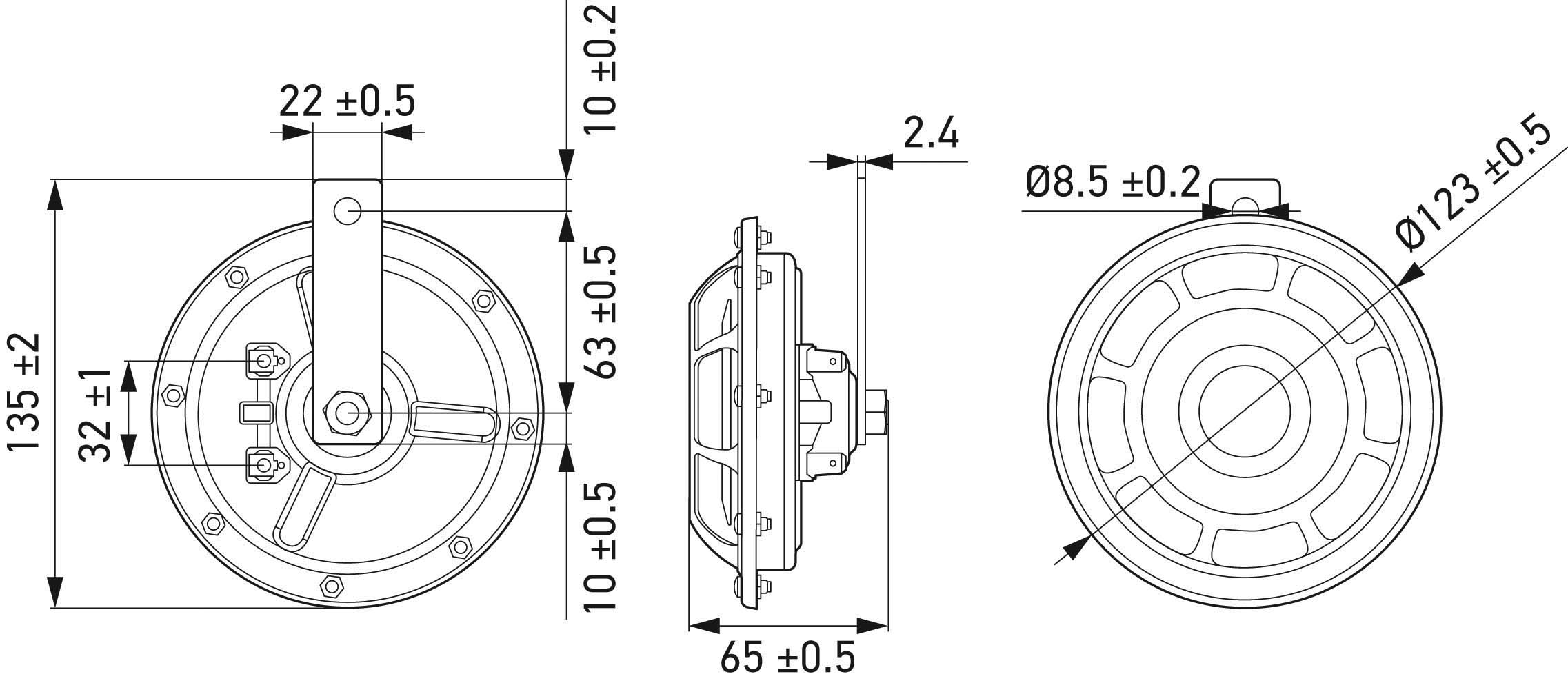 Hella Claxon 3AG 003 399-801