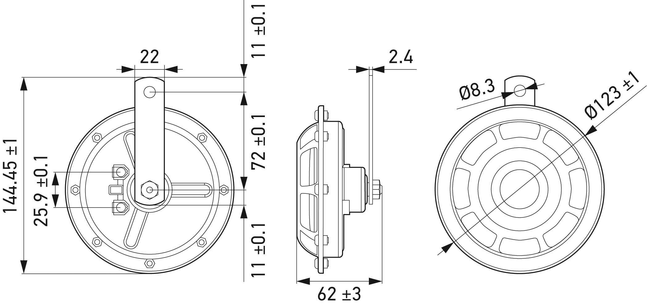 Hella Claxon 3AG 003 399-911