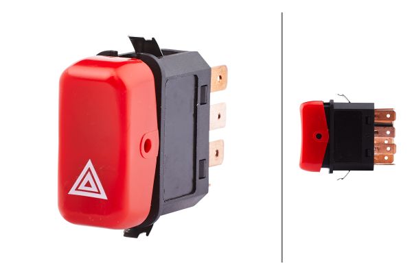 Hella Waarschuwingsknipperlamp schakelaar 6HH 004 175-016