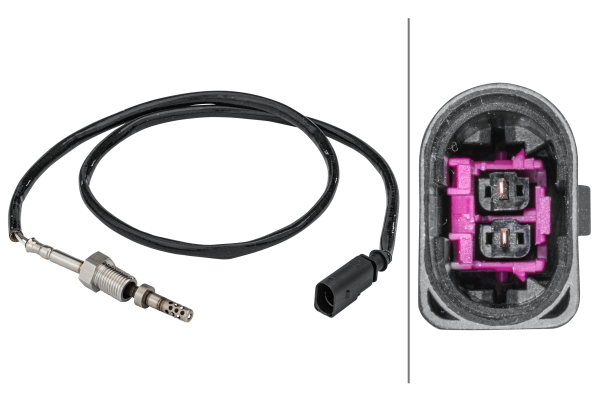 Sensor uitlaatgastemperatuur Hella 6PT 358 181-641