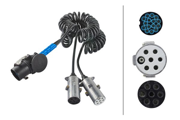 Adapterkabel, aanhangerstekkerdoos Hella 8JA 005 952-111