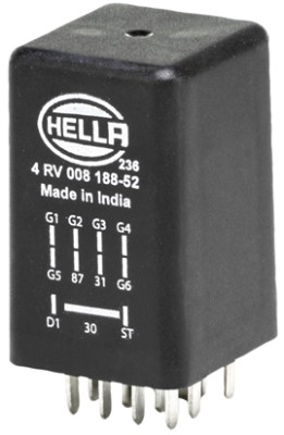 Relais gloeitijd Hella 4RV 008 188-521