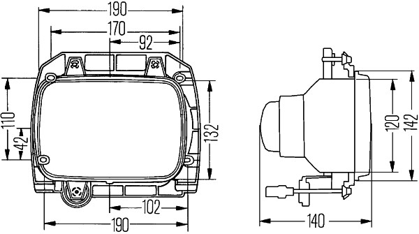 Hella Verstraler 1AE 003 427-861