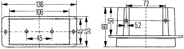 Hella Mistachterlicht 2NE 006 609-017