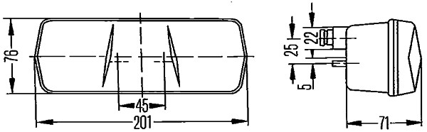 Hella Achterlicht 2SD 001 680-281