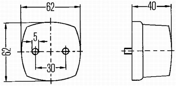 Hella Mistlampen  2PF 996 112-031