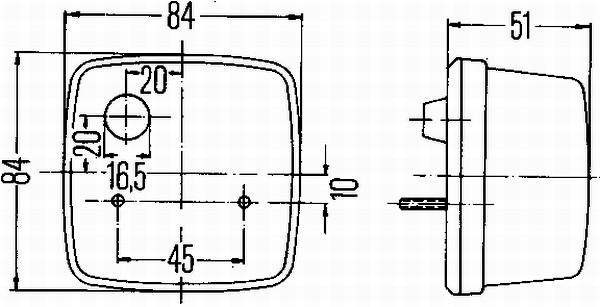 Hella Mistlampen  2PF 003 014-077