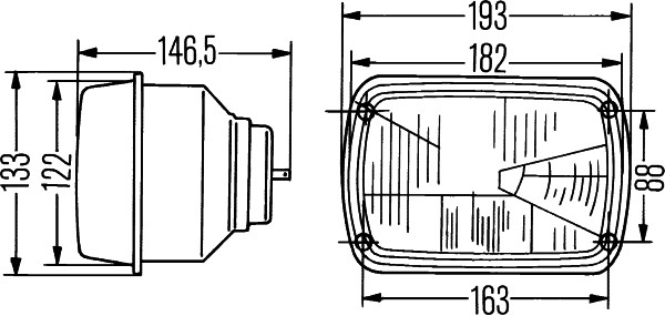 Hella Koplamp 1AD 003 305-001