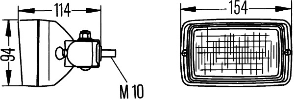 Hella Werklamp 1GA 006 875-001