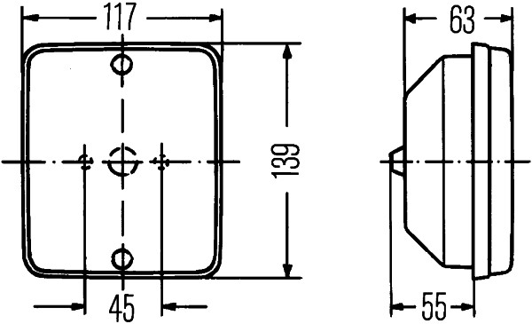 Hella Achteruitrijlicht 2ZR 003 236-051