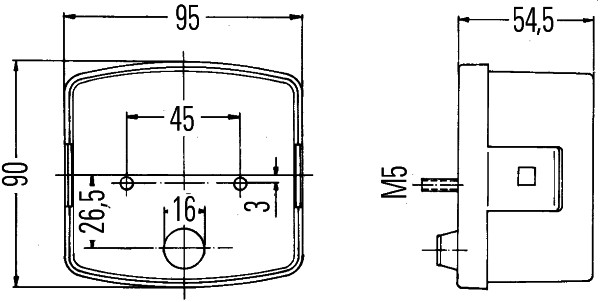 Hella Achterlicht 2SD 002 776-231