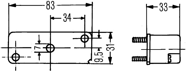 Hella Kentekenverlichting 2KA 003 168-021