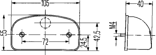 Hella Kentekenverlichting 2KA 001 386-231