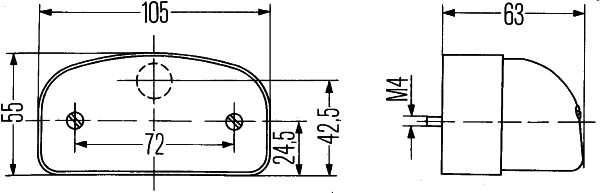 Hella Kentekenverlichting 2KA 001 386-281