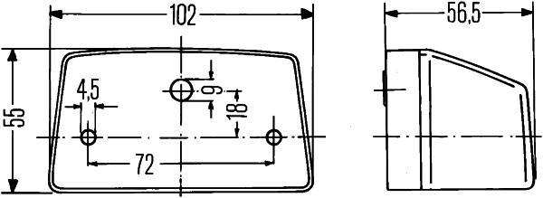 Hella Kentekenverlichting 2KA 003 389-081