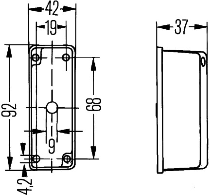 Hella Markeringslicht 2XS 005 020-001