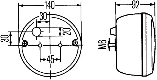 Hella Mistachterlicht 2NE 001 423-011