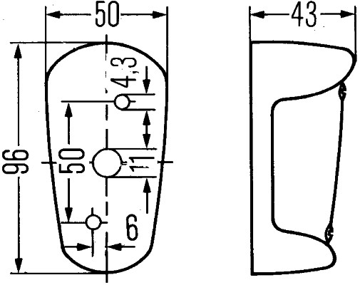 Hella Knipperlicht 2BA 001 248-001