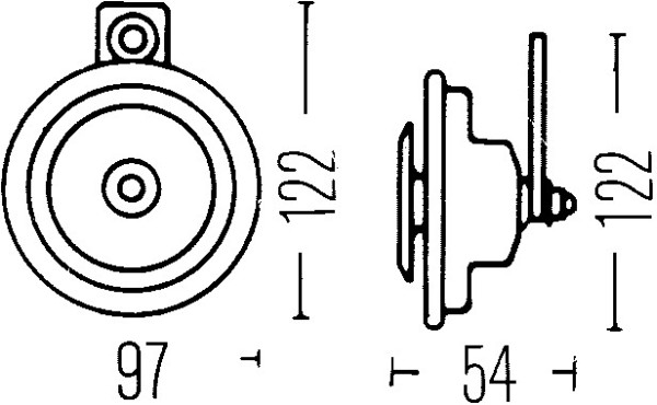 Hella Claxon 3AL 002 952-887