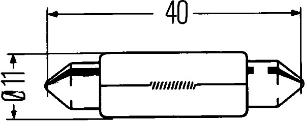 Hella Gloeilamp, motorruimteverlichting 8GM 002 091-131