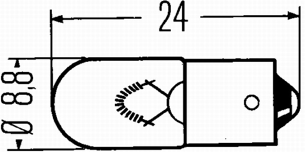 Hella Gloeilamp, parkeer- / begrenzingslicht 8GP 002 068-241