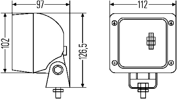 Hella Werklamp 1GA 007 506-002