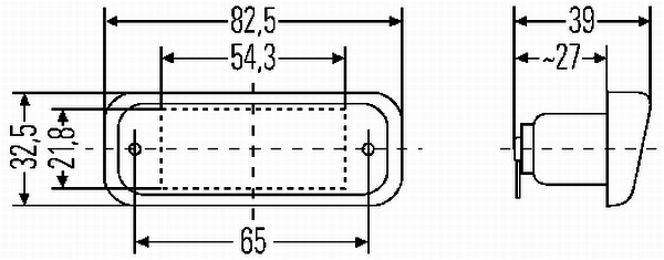 Hella Kentekenverlichting 2KA 005 049-011