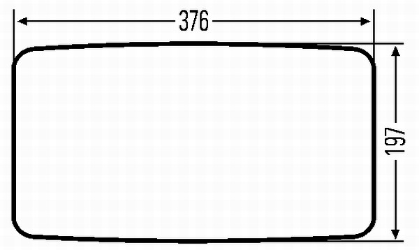 Hella Buitenspiegel, cabine 8SB 501 191-202