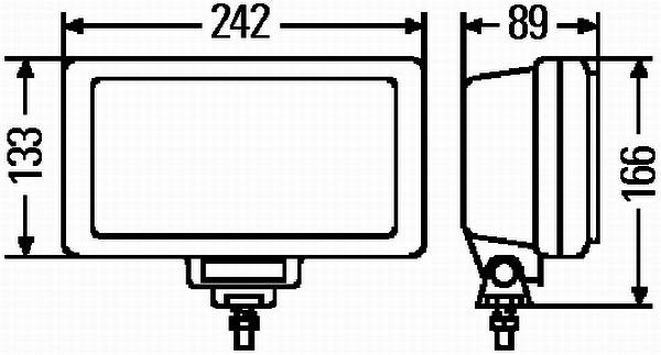 Hella Mistlamp 1NE 006 300-051