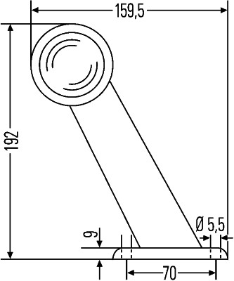 Hella Markeringslicht 2XS 955 232-017