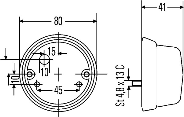 Hella Achteruitrijlicht 2ZR 001 421-101