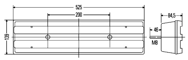 Hella Achterlicht 2VD 007 500-221