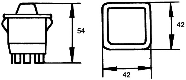 Hella Spiegelverstelling schakelaar 6GM 500 212-012