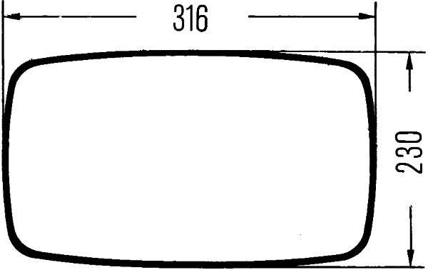 Hella Buitenspiegel 8SB 501 263-003