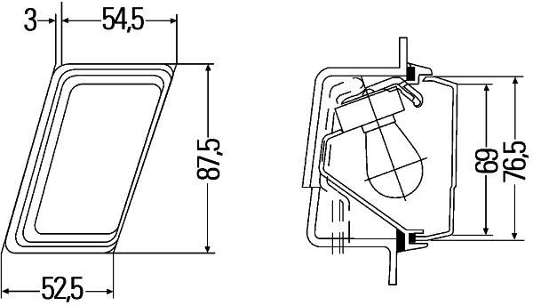 Hella Extra knipperlamp 2BM 004 312-061