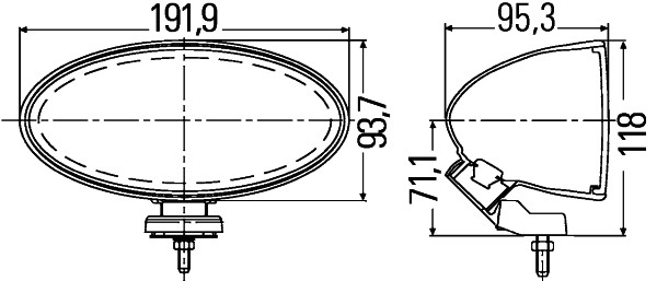 Hella Mistlamp 1NB 007 892-041