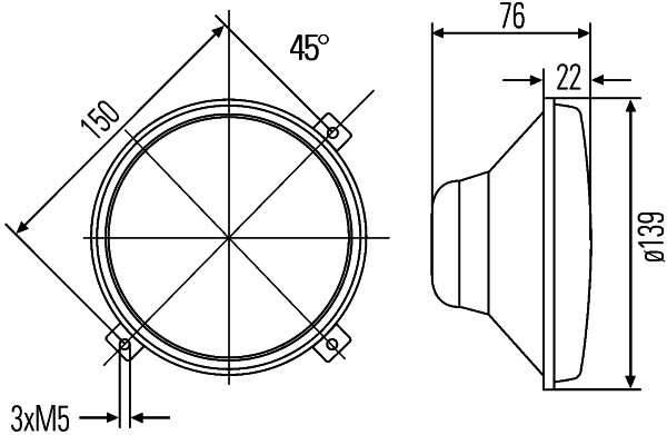 Hella Koplamp 1A3 996 002-261