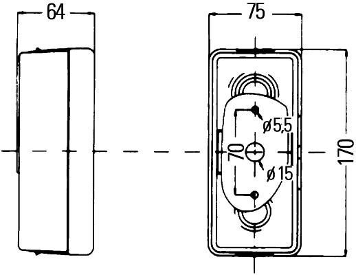 Hella Achterlicht 2VA 998 531-031