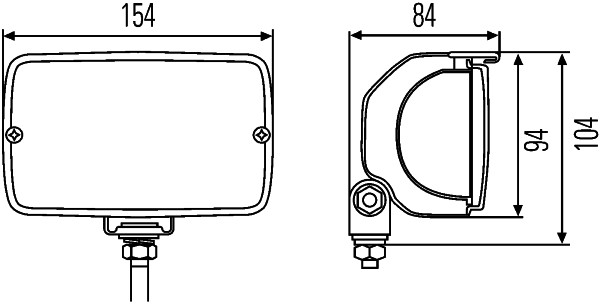 Hella Werklamp 1GA 998 522-011